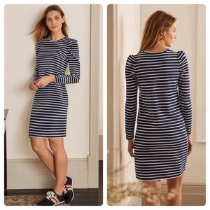 Boden Breton Stripe Dress - 6 Long